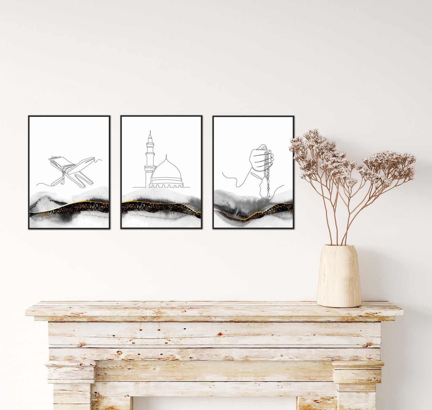 Abstract Tasbeh Poster