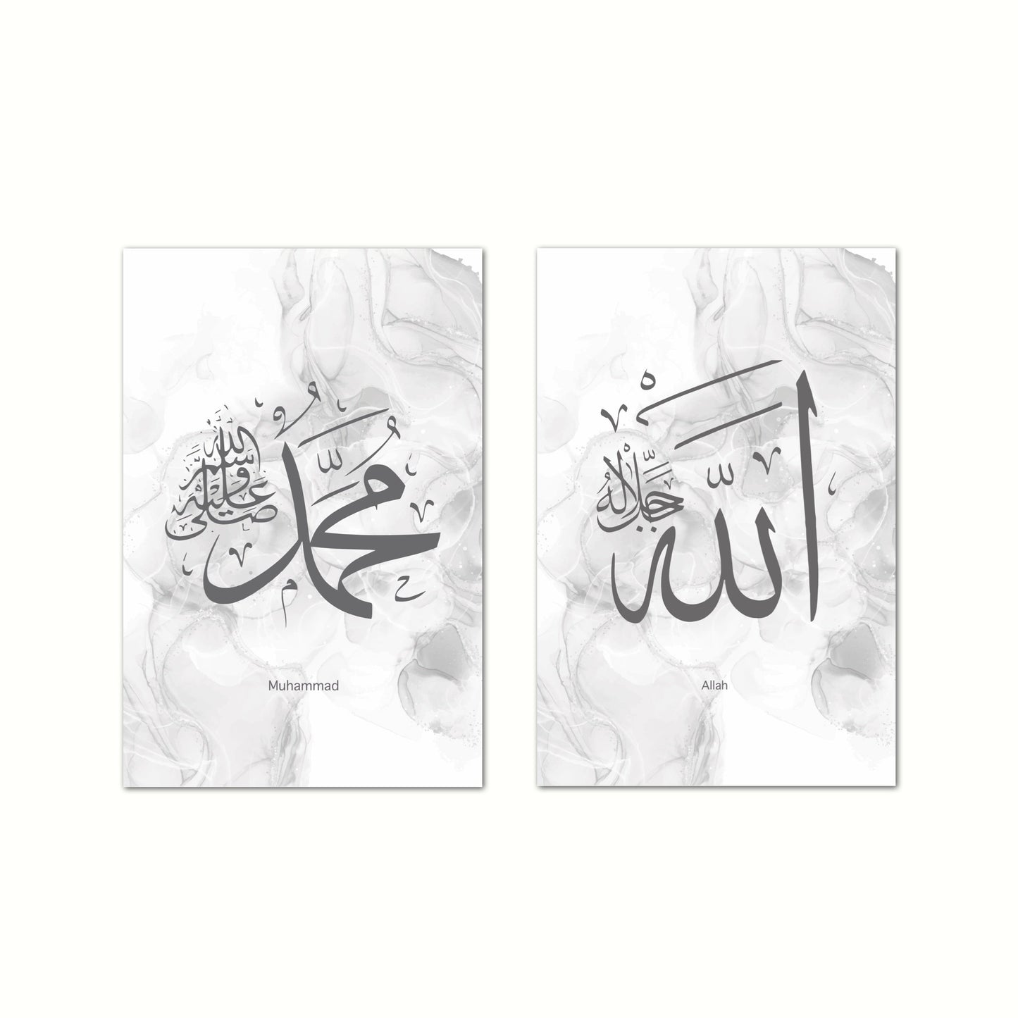 Light Grey Muhammad Poster