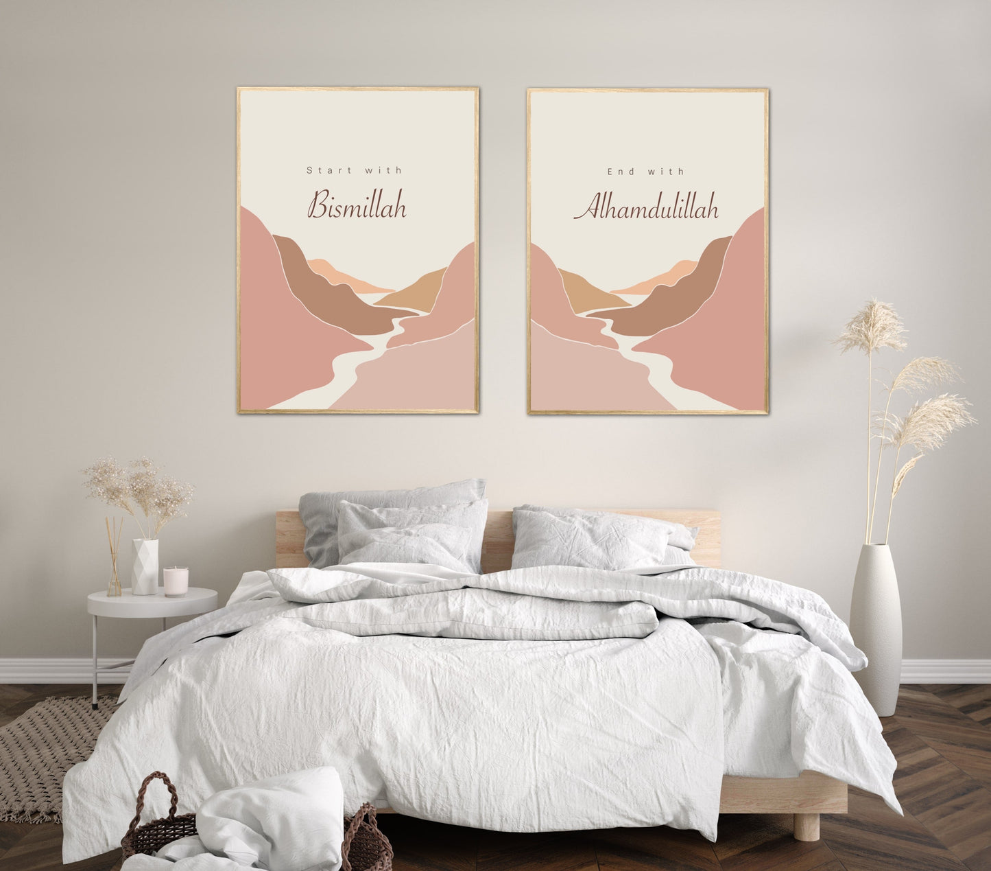 Abstract Alhamdulillah Poster
