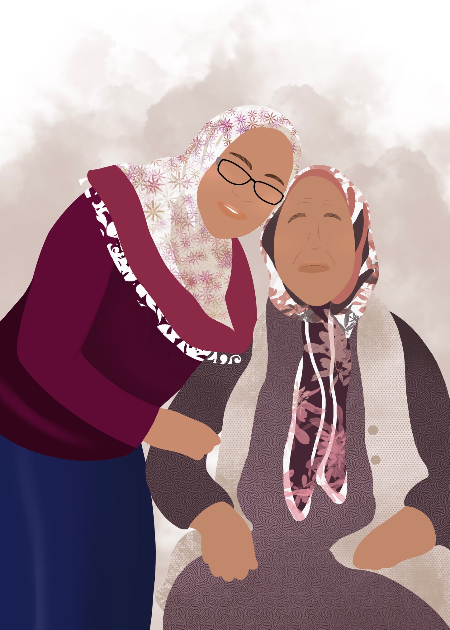 Illustration 2-3 Person (digital oder Poster)