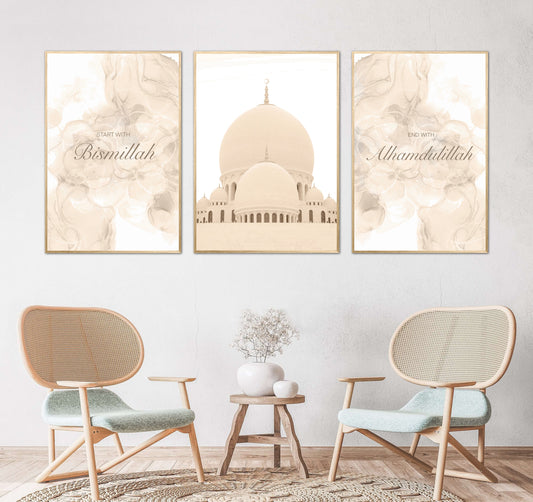Minimalistic Mosque Set
