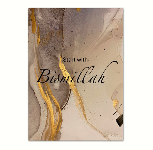 3x Golden Blessed Poster