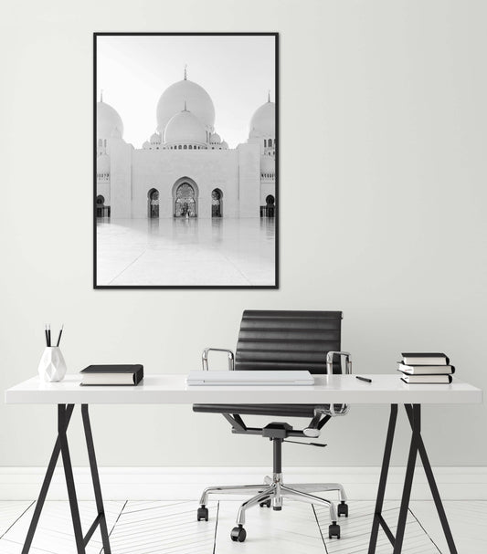 Grey Abu Dhabi Poster