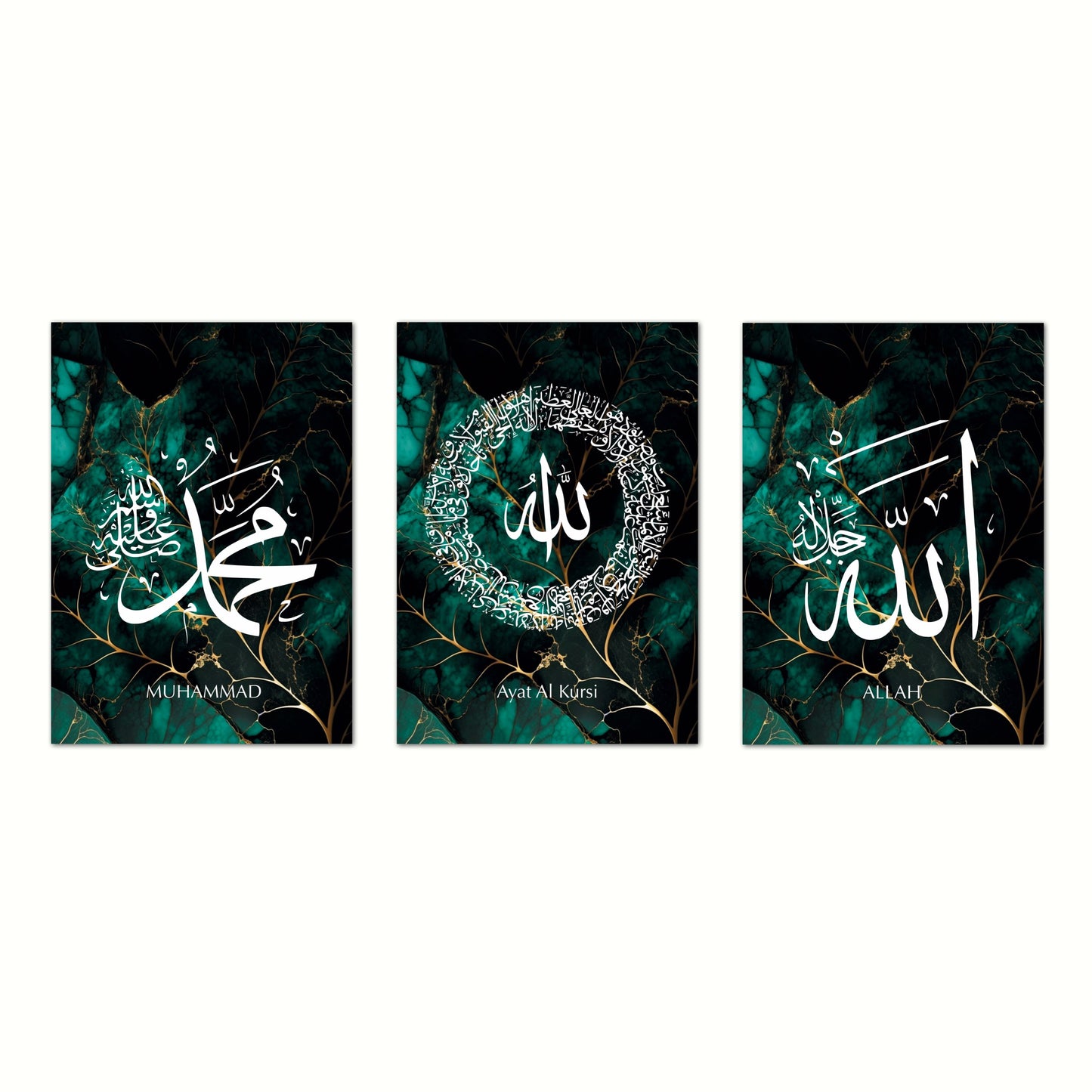 Green Glamour Ayat Al Kursi Set