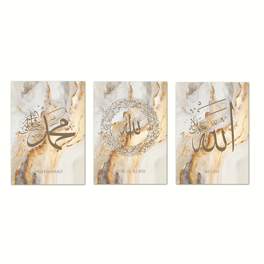 Golden Glamour Ayat Al Kursi Set