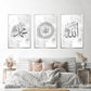 Light Grey Muhammad Poster