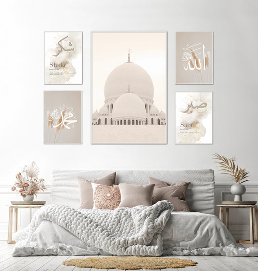 XXL Mosque 5er Set