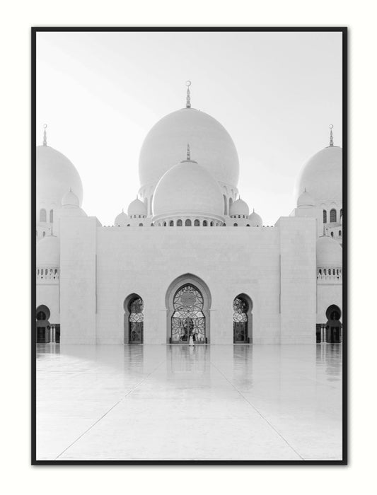 Grey Abu Dhabi Poster